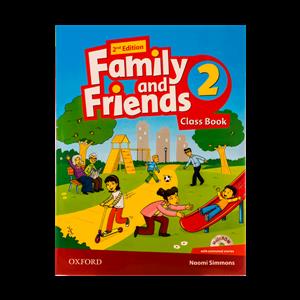 family and friends 2   دوره دوجلدی همراه با سی دی