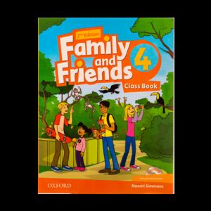 family and friends 4 دوره دوجلدی همراه با سی دی