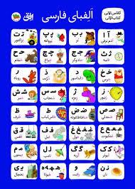 پوستر الفبا کلاس اولی پارچه ای