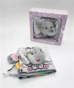 حیوانات جنگل - کتاب پارچه ای با جعبه